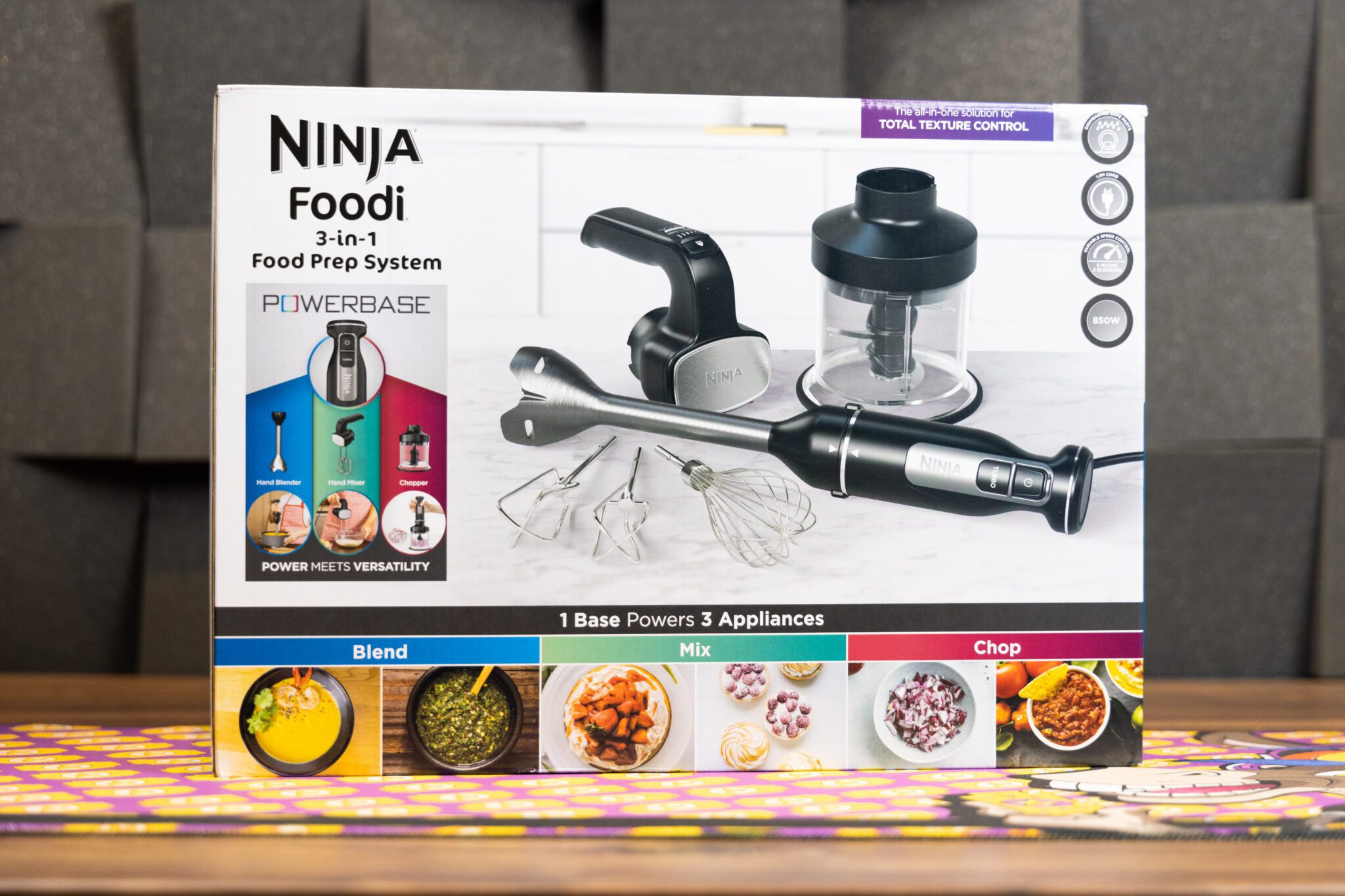 Ninja Foodi 3-In-1 Hand Blender, Mixer & Chopper