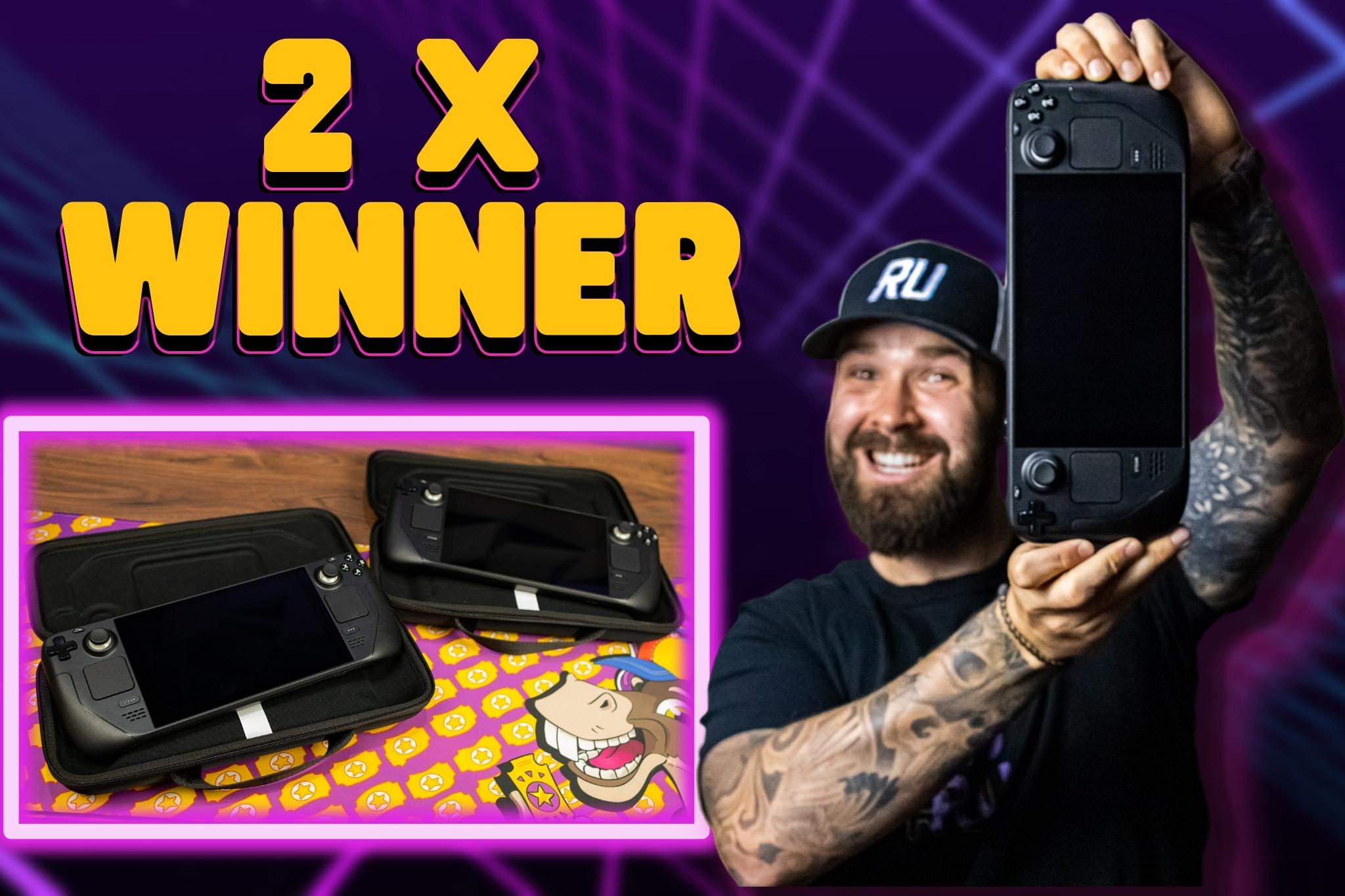 2 X WINNER STEAM DECK 256GB! RaffledUp