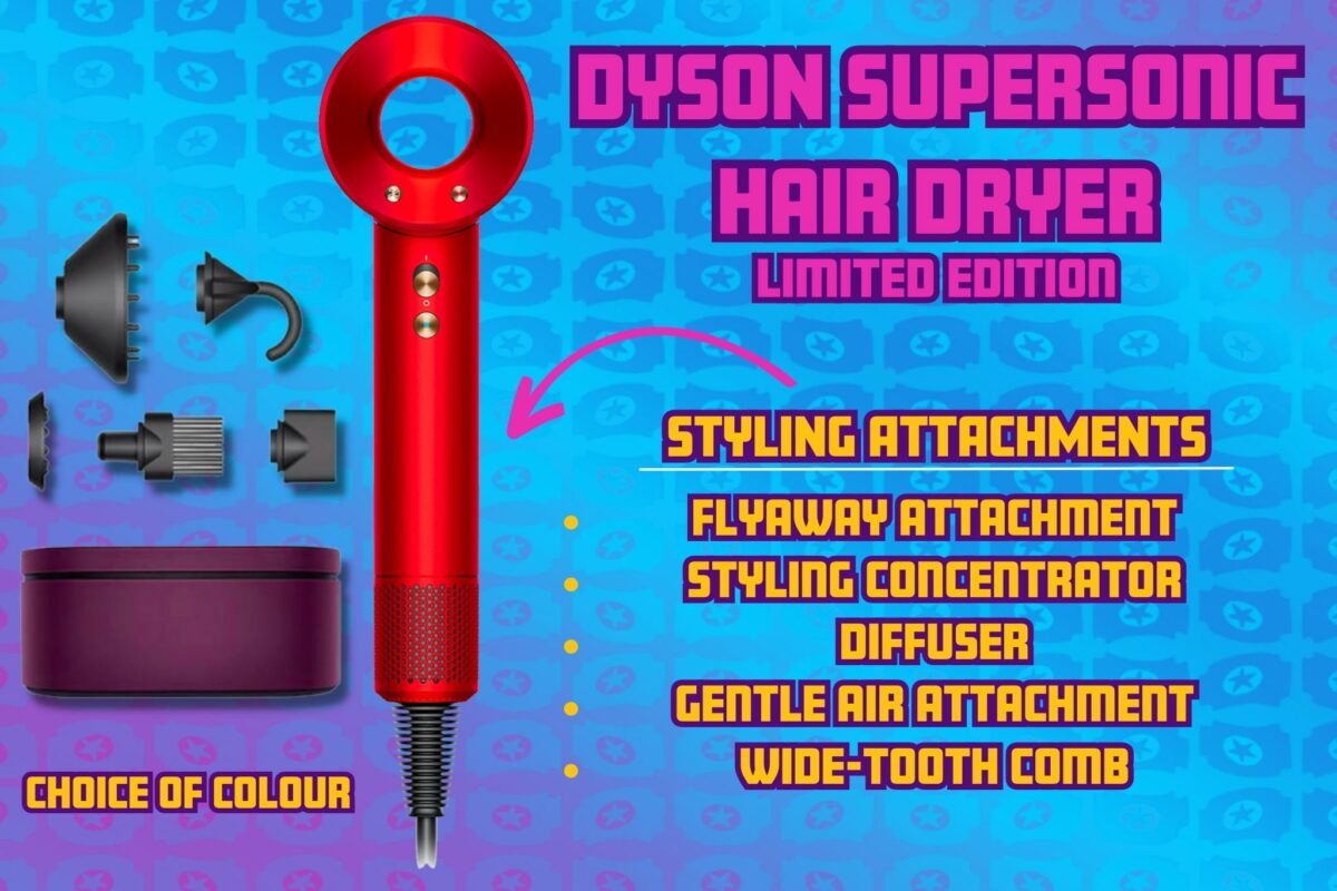 DYSON SUPERSONIC HAIR DRYER! RaffledUp