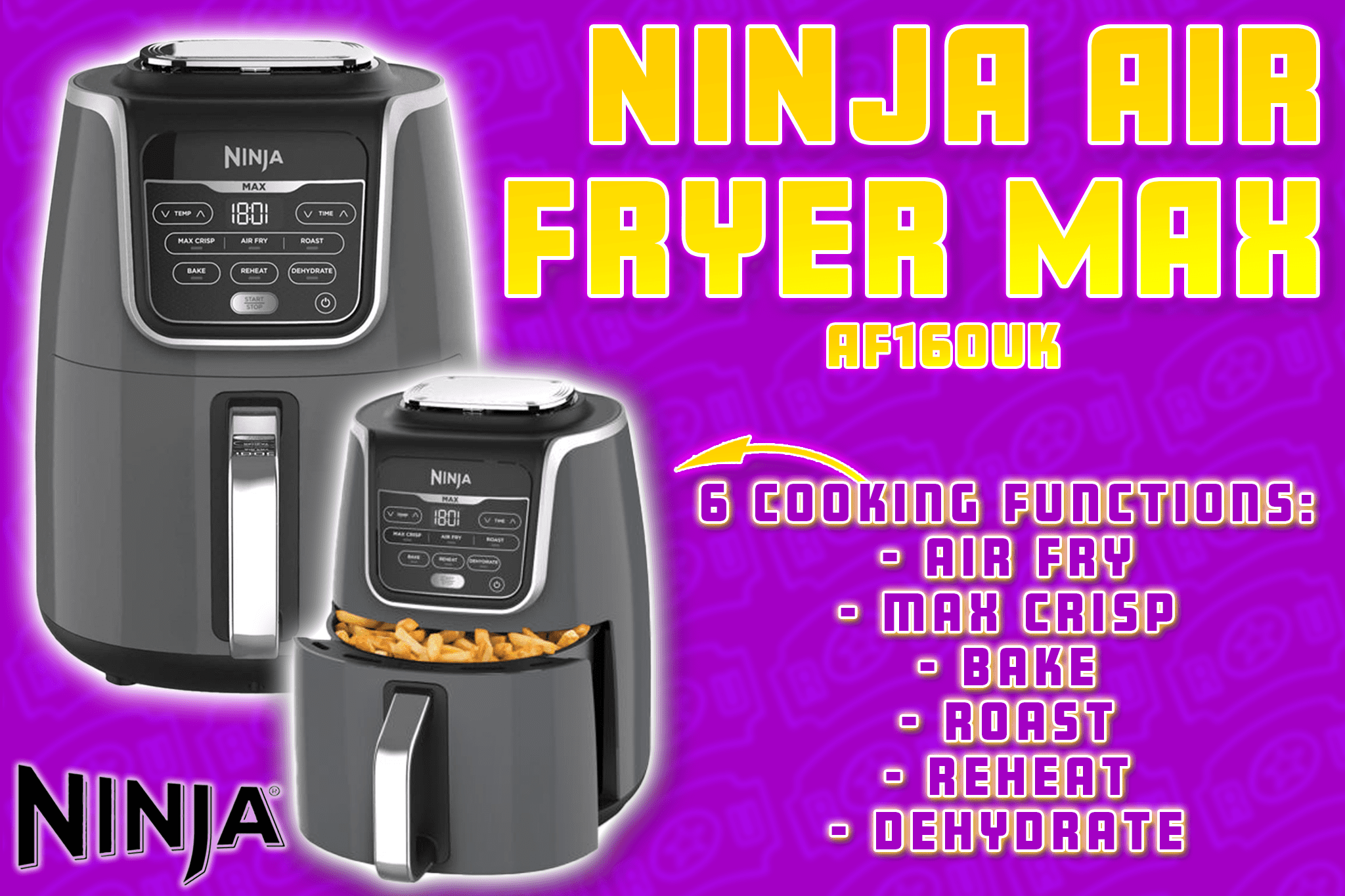 Ninja Af160UK Air Fryer MAX 