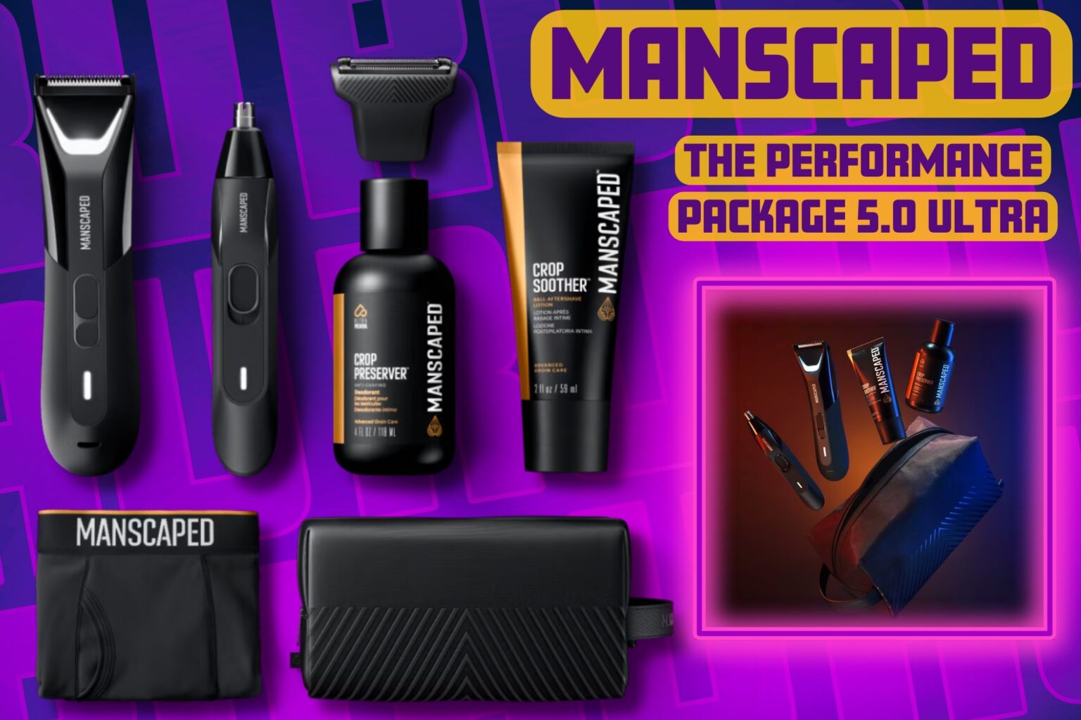 MANSCAPED THE PERFORMANCE PACKAGE 5.0 ULTRA RaffledUp
