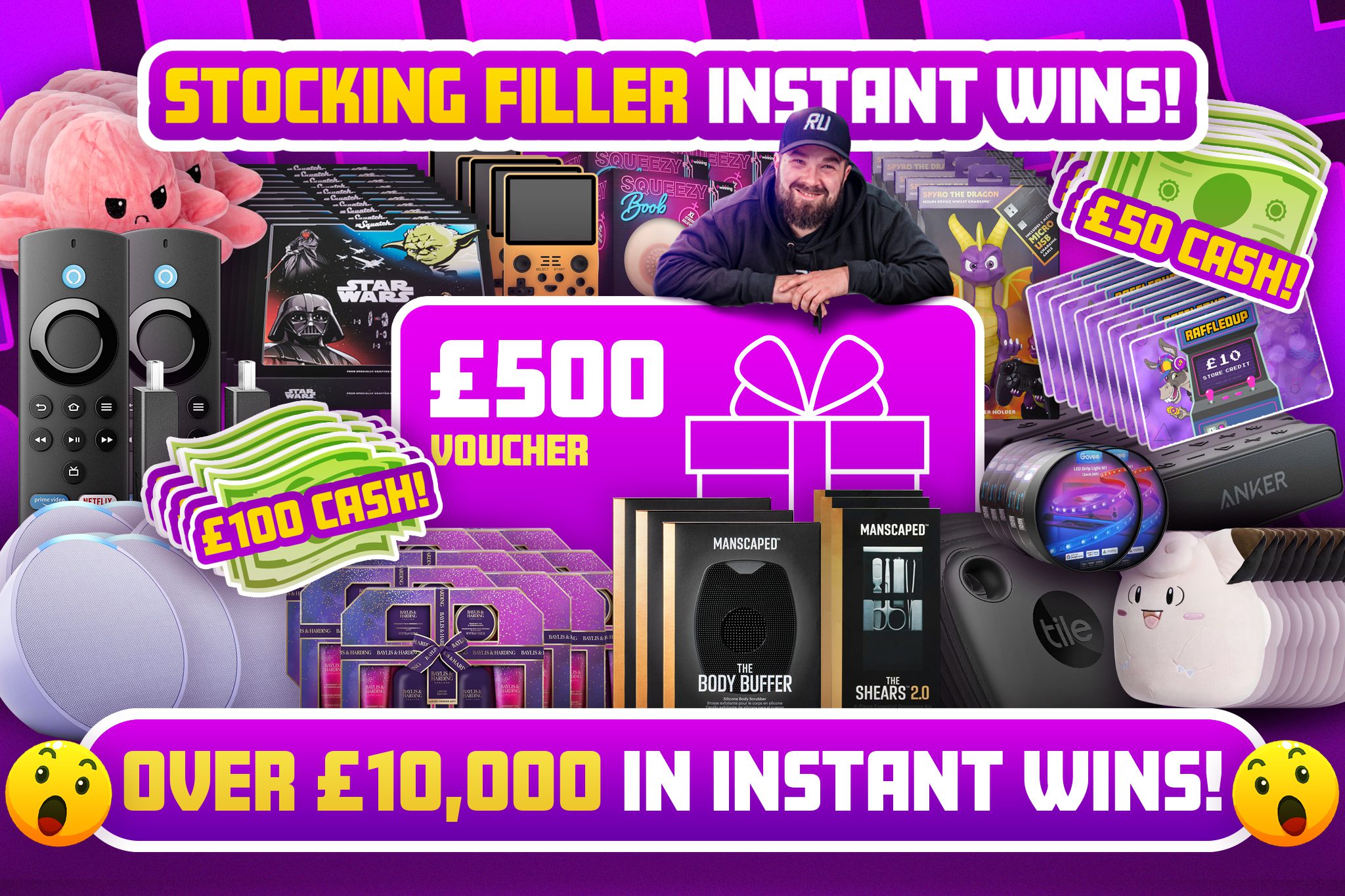 STOCKING FILLER 400 INSTANT WINS! RaffledUp