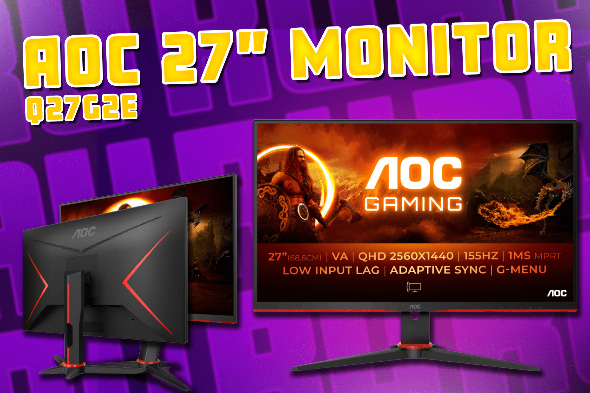 27 AOC GAMING MONITOR RaffledUp 27 AOC GAMING MONITOR RaffledUp