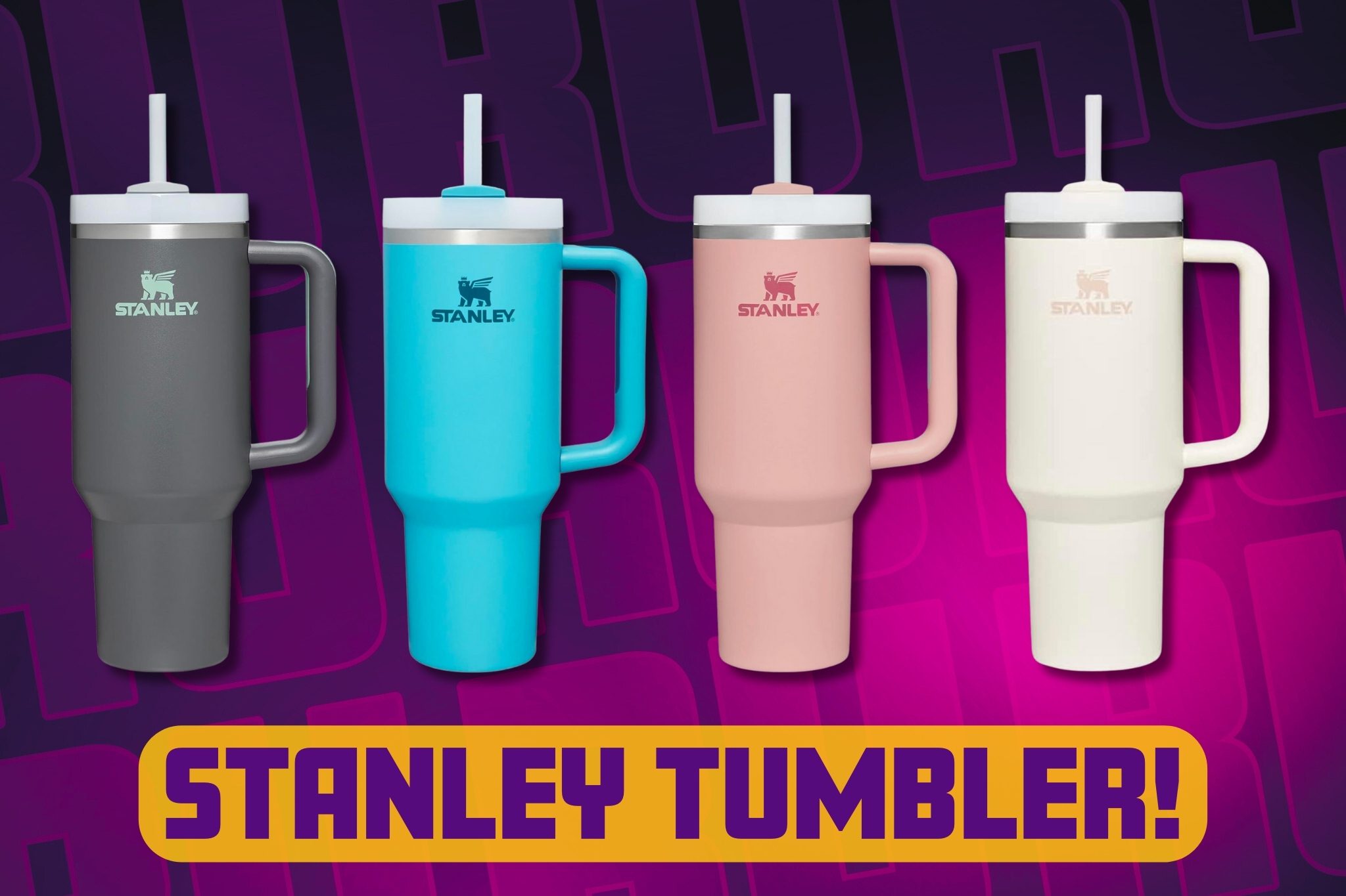 STANLEY QUENCHER H2.0 TUMBLER 40oz RaffledUp