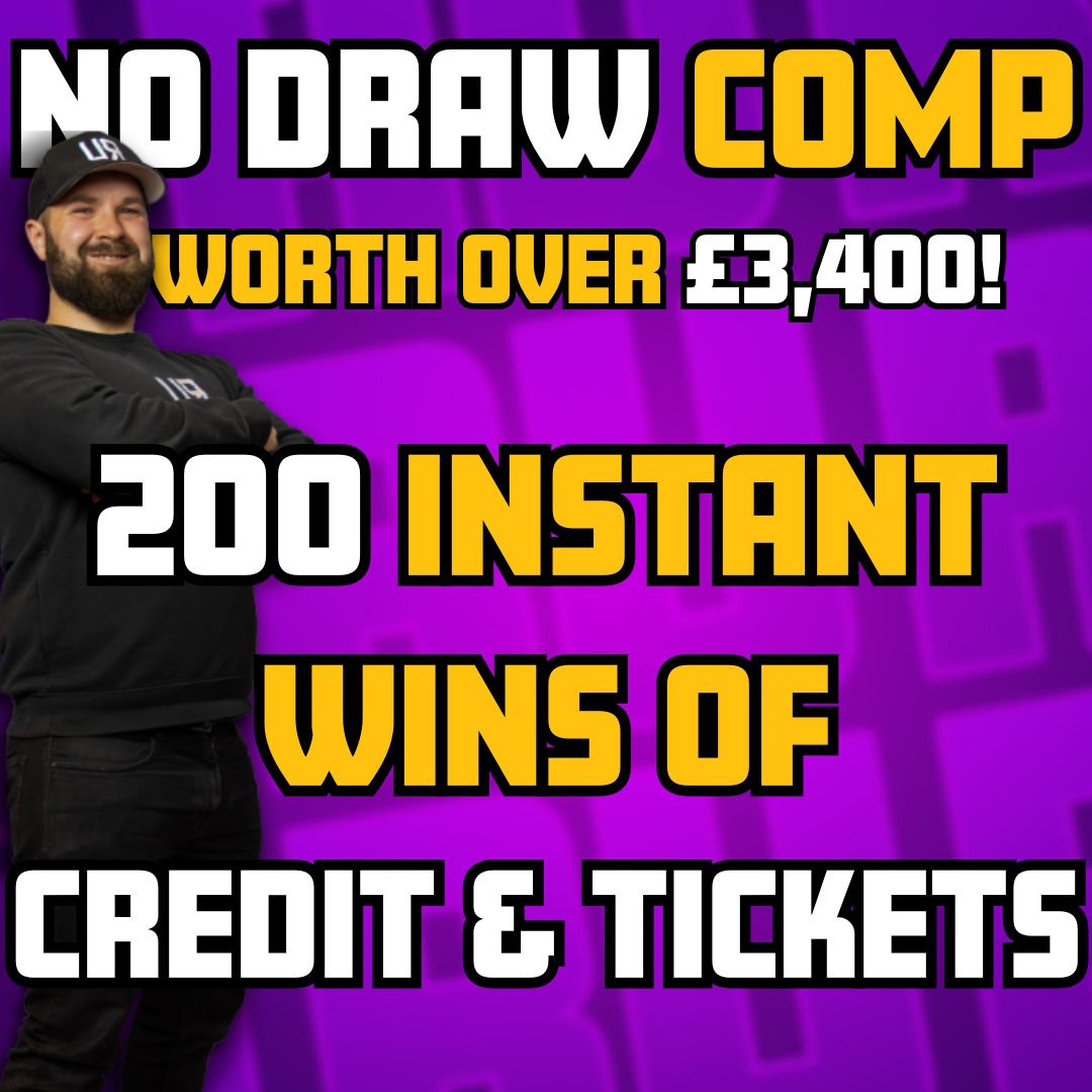 NO DRAW CREDIT COMP 200 INSTANT WINS! RaffledUp