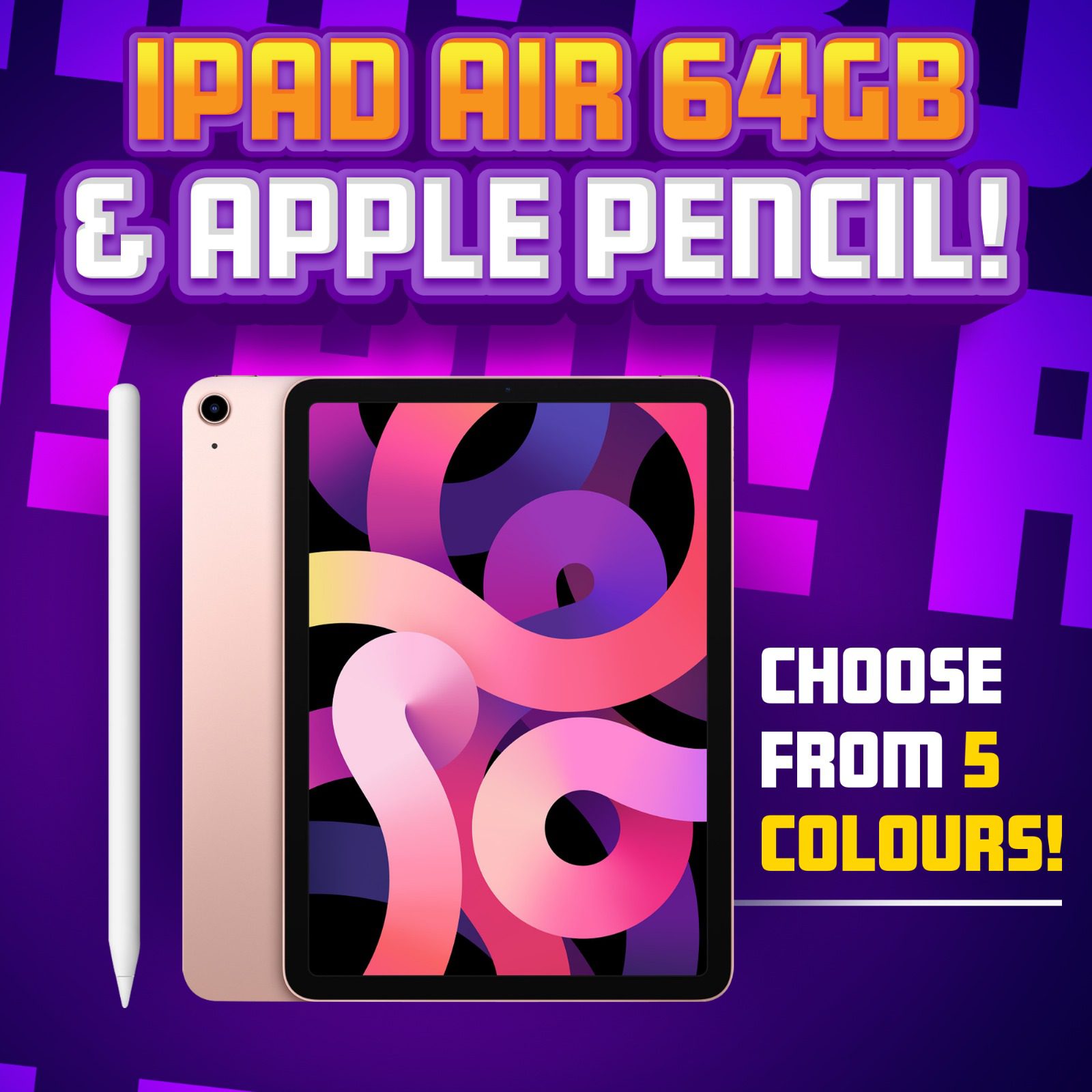 IPAD AIR 64GB + APPLE PENCIL! RaffledUp