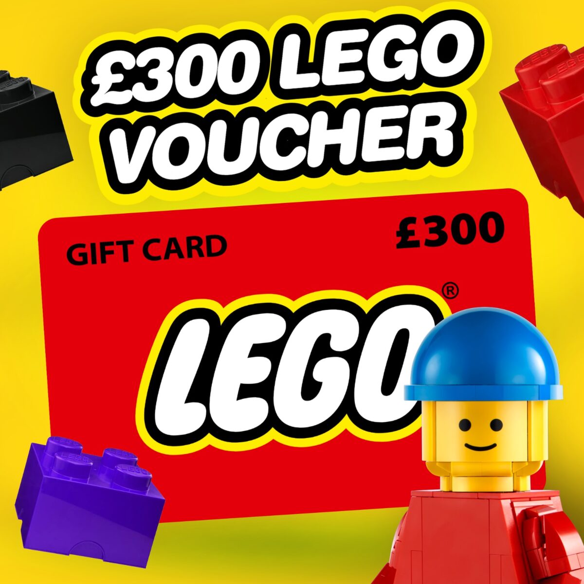 £300 LEGO GIFT CARD!