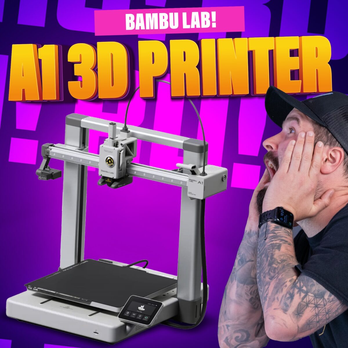 BAMBU LAB A1 3D PRINTER!