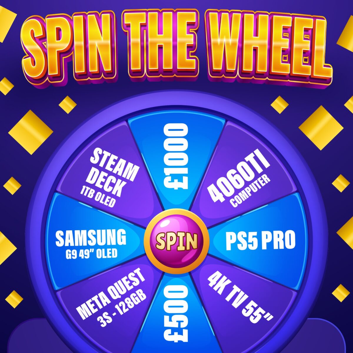 EVERYONE'S A WINNER - SPIN THE WHEEL!