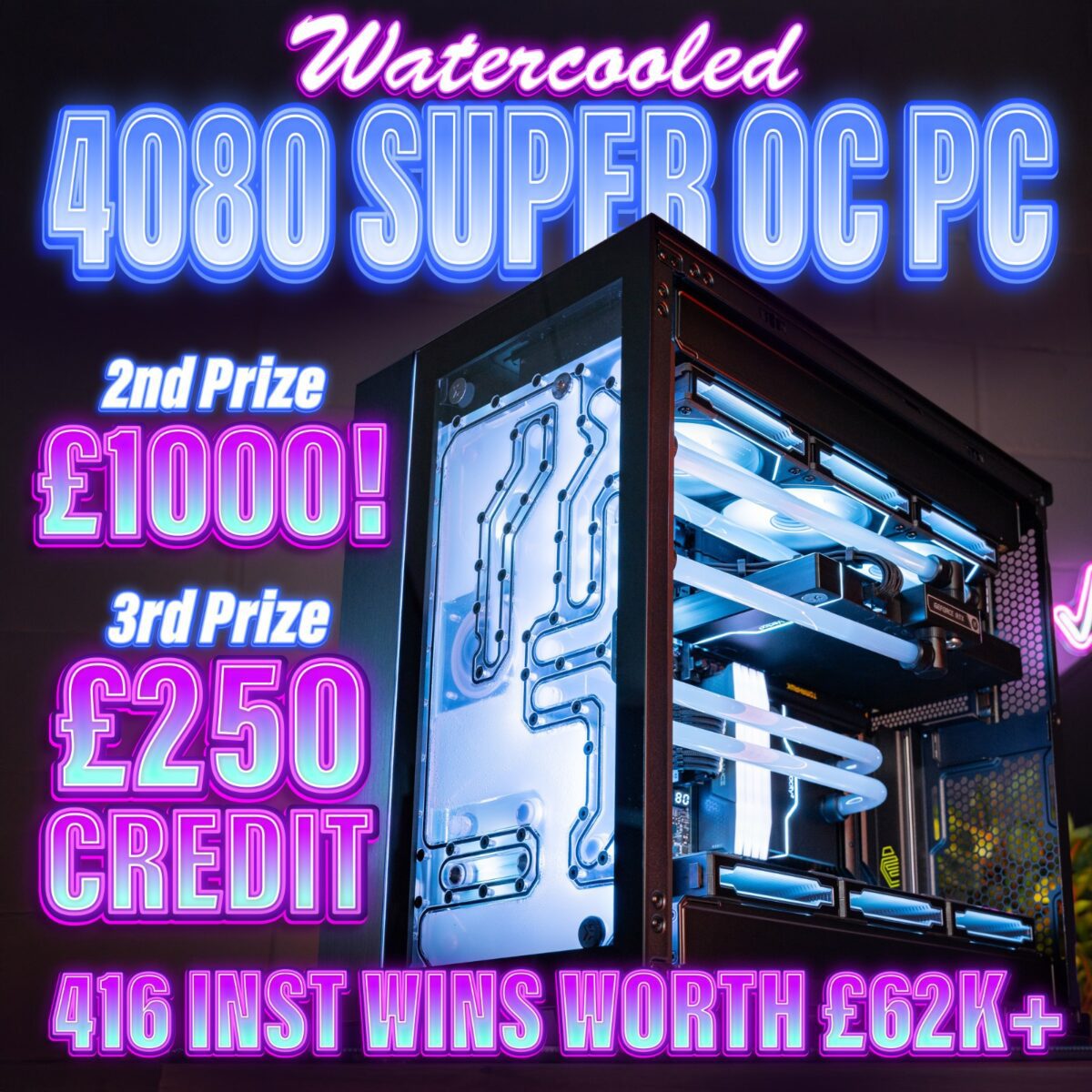 4080 SUPER OC WATERCOOLED PC - 416 INSTANT WINS