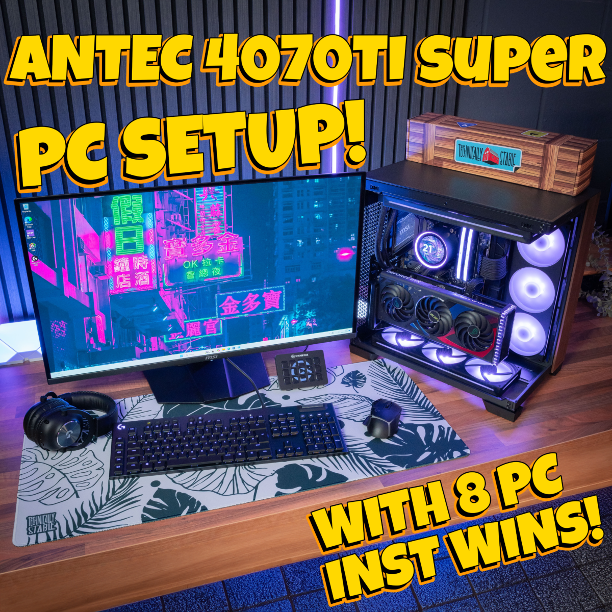 ANTEC C8 4070 Ti SUPER PC- 20 INSTANT WINS!