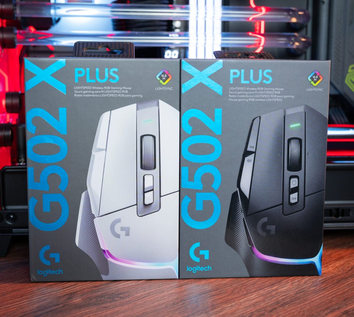 LOGITECH G502 X PLUS LIGHTSPEED WIRELESS MOUSE!