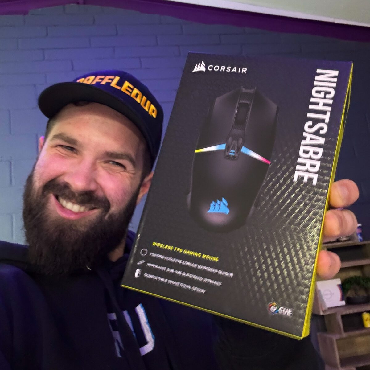 CORSAIR NIGHTSABRE MOUSE!
