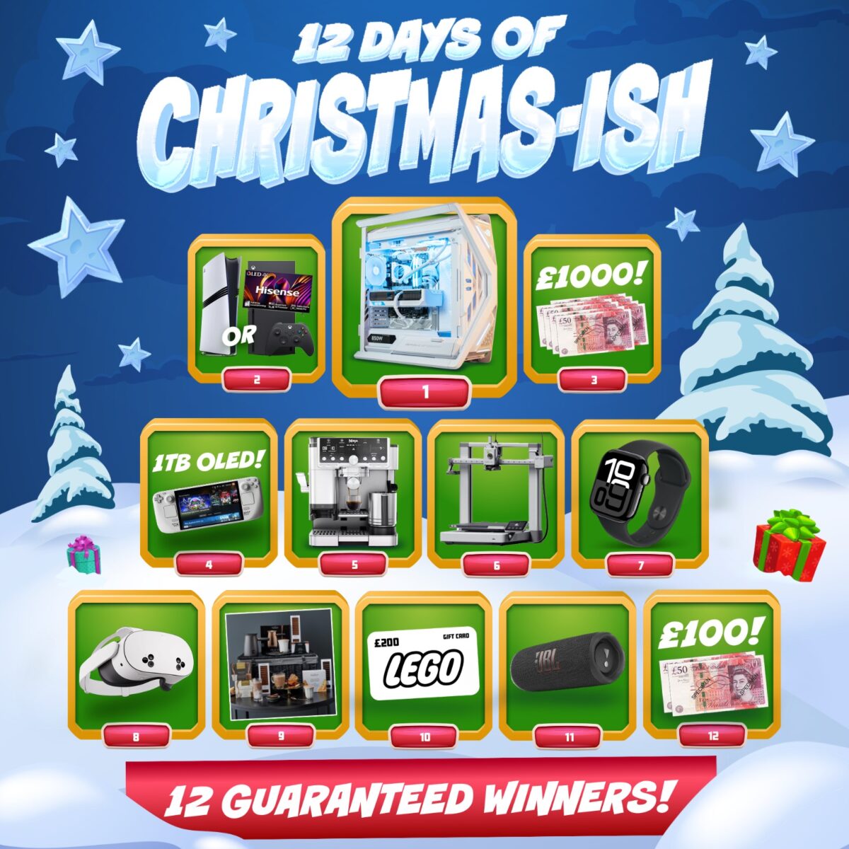 12 DAYS OF CHRISTMAS-ISH!