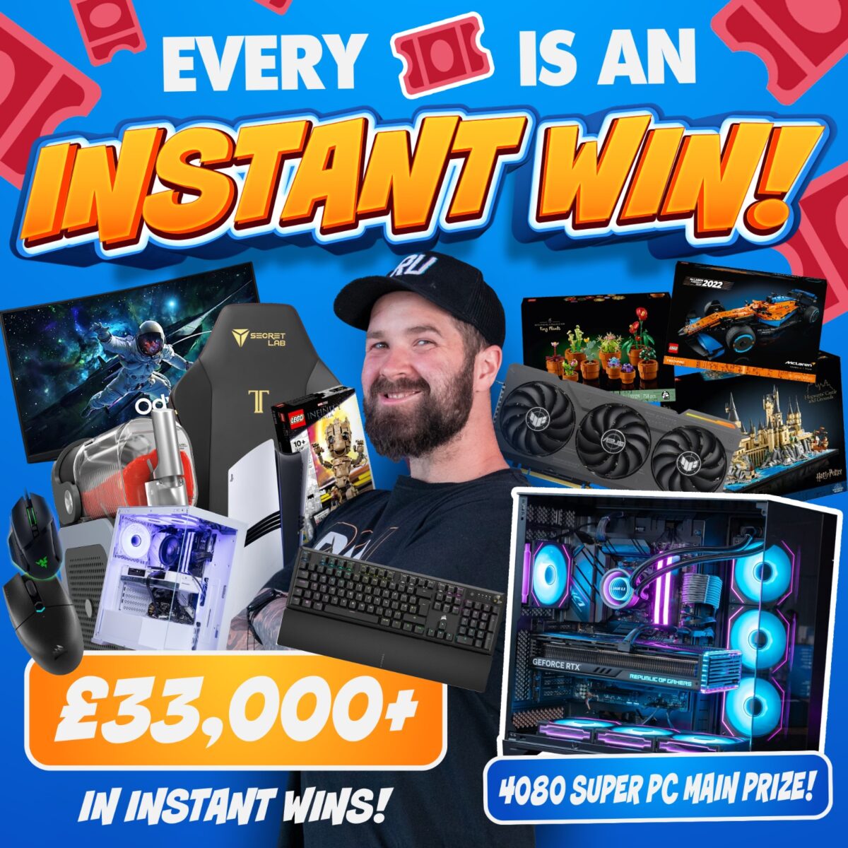 4080 SUPER PC - EVERY TICKET WINS - 2198 INST WINS!!