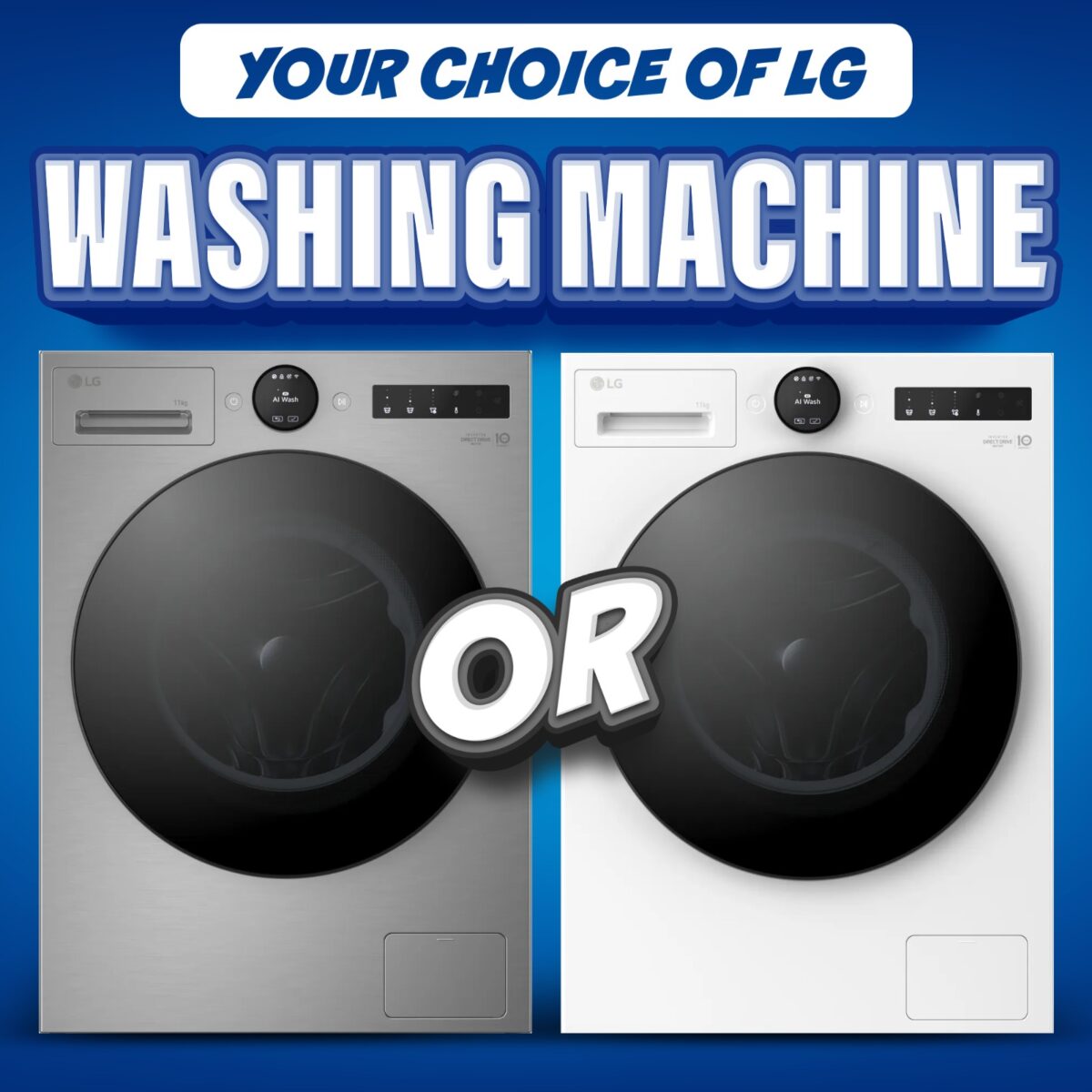 LG VX70 SERIES AI WASHING MACHINE!