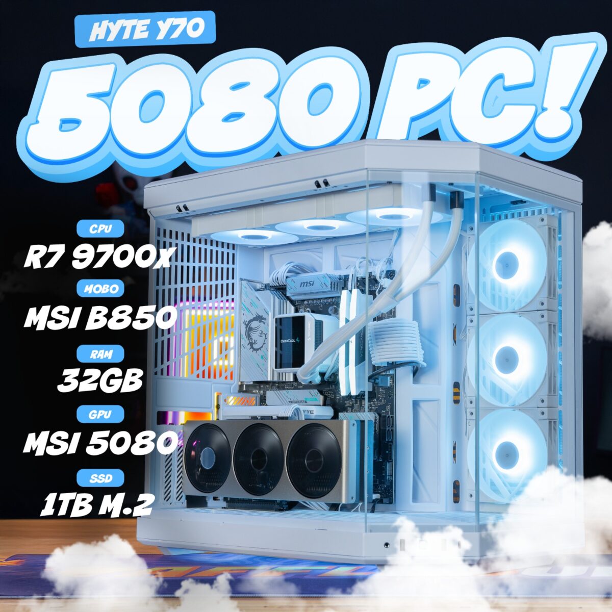 HYTE Y70 5080 PC!