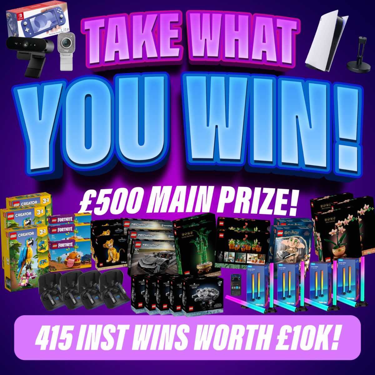 LUKE'S TAKE WHAT YOU WIN COMP - NO CASH ALTS!