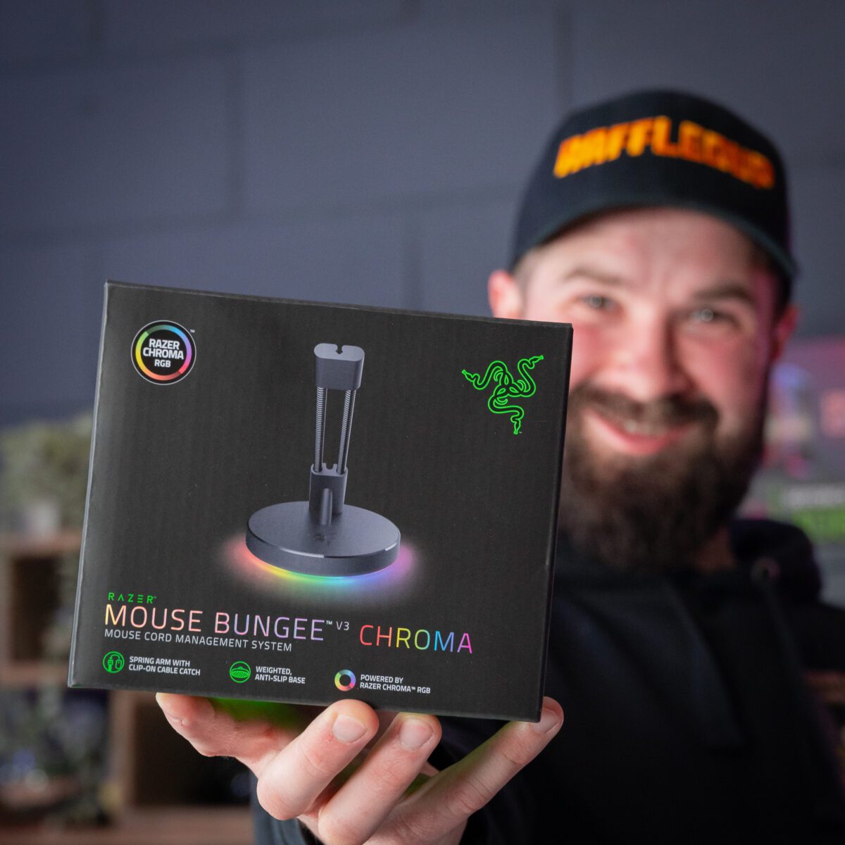 RAZER MOUSE BUNGEE V3 CHROMA!
