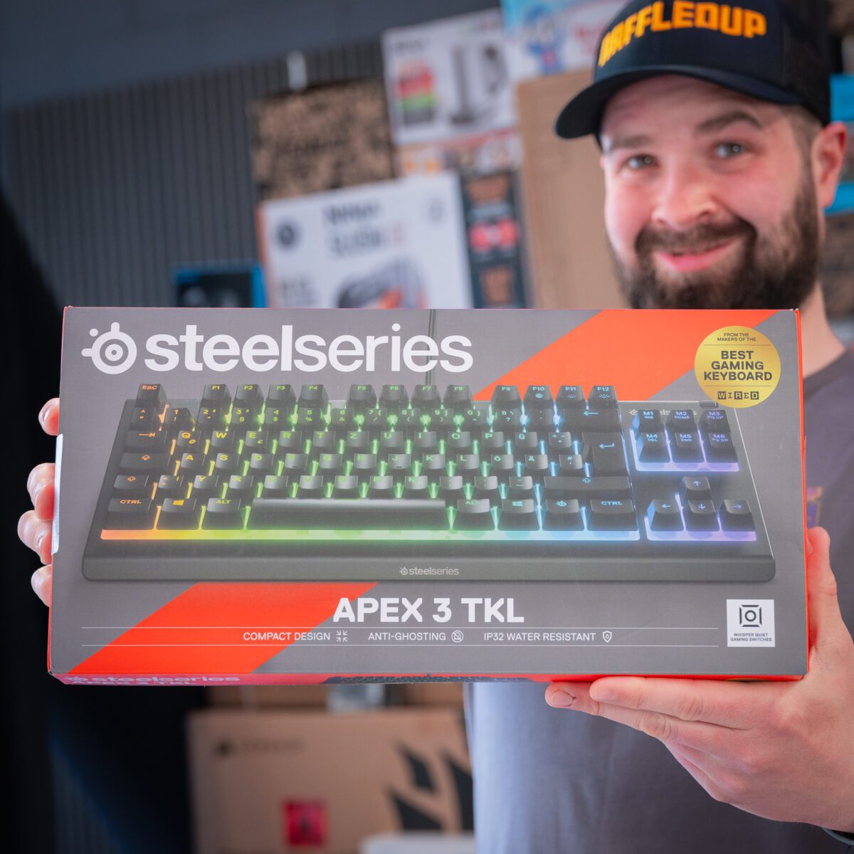 STEELSERIES APEX 3 KEYBOARD!