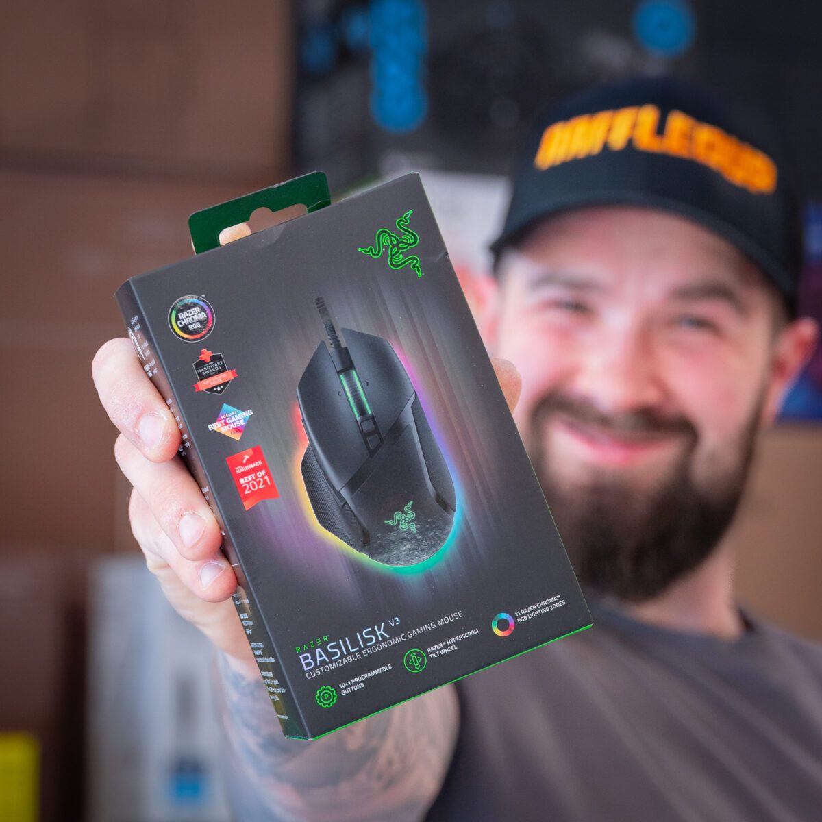 RAZER BASILISK V3 MOUSE!