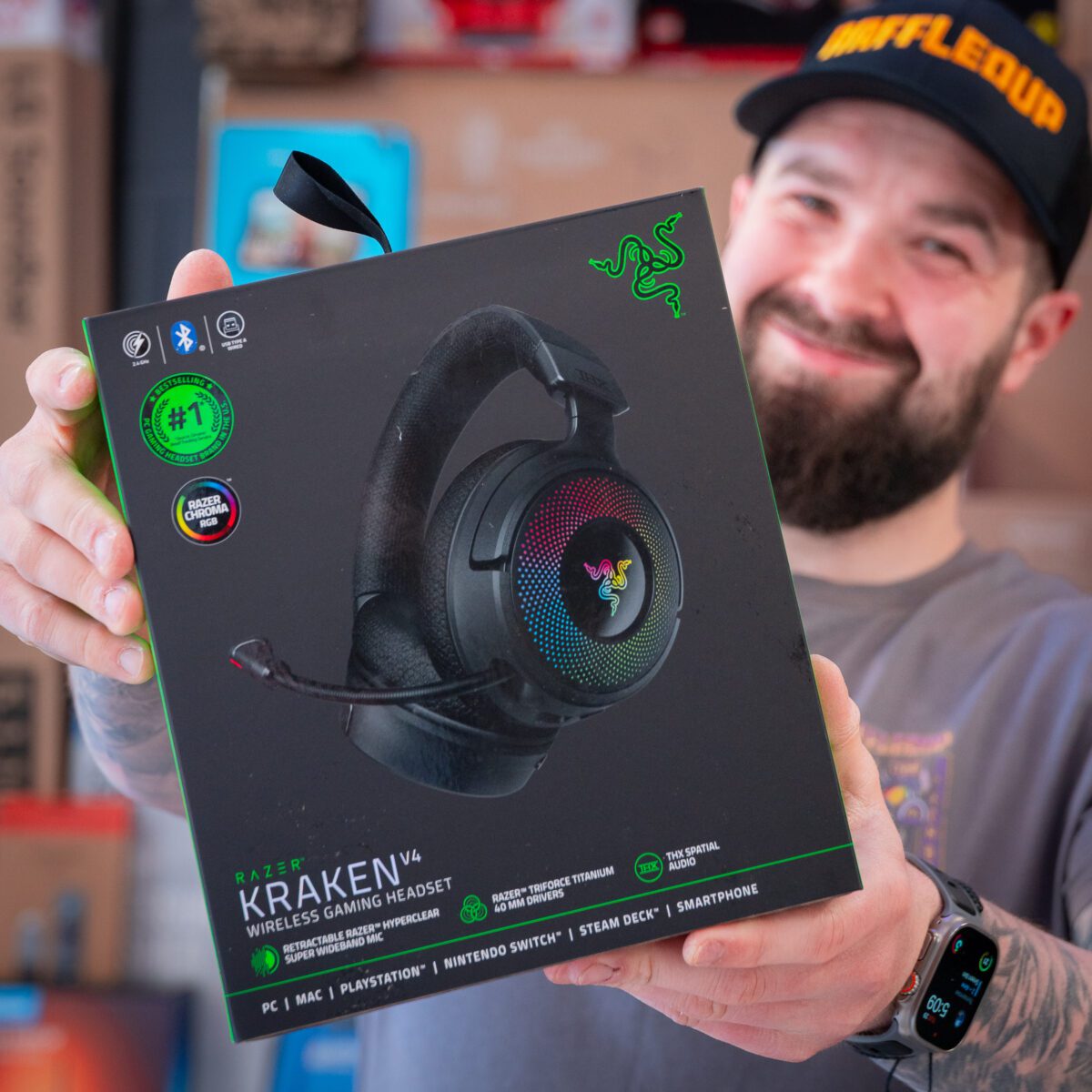RAZER KRAKEN V4 HEADSET!