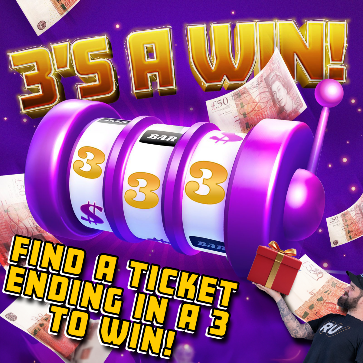 3'S A WIN!