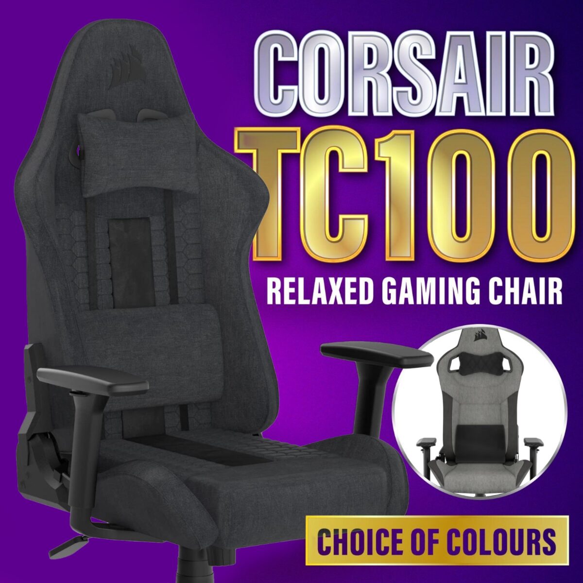 CORSAIR TC100 GAMING CHAIR!