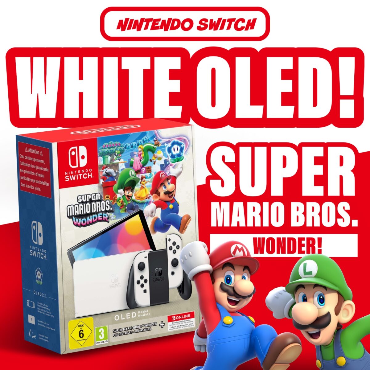 NINTENDO SWITCH OLED!