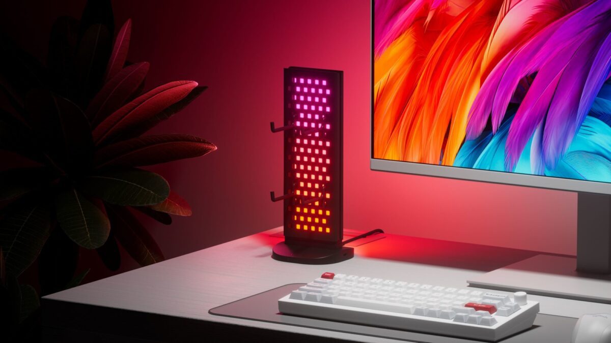 NANOLEAF: PEGBOARD DESK DOCK!