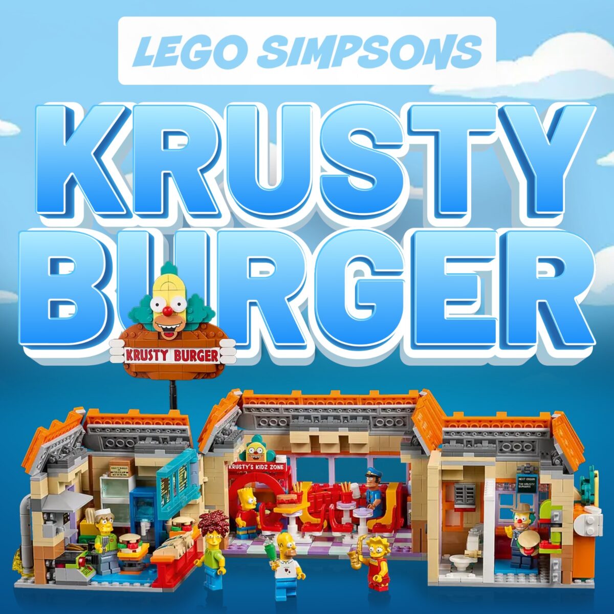 LEGO: THE SIMPSONS KRUSTY BURGER!