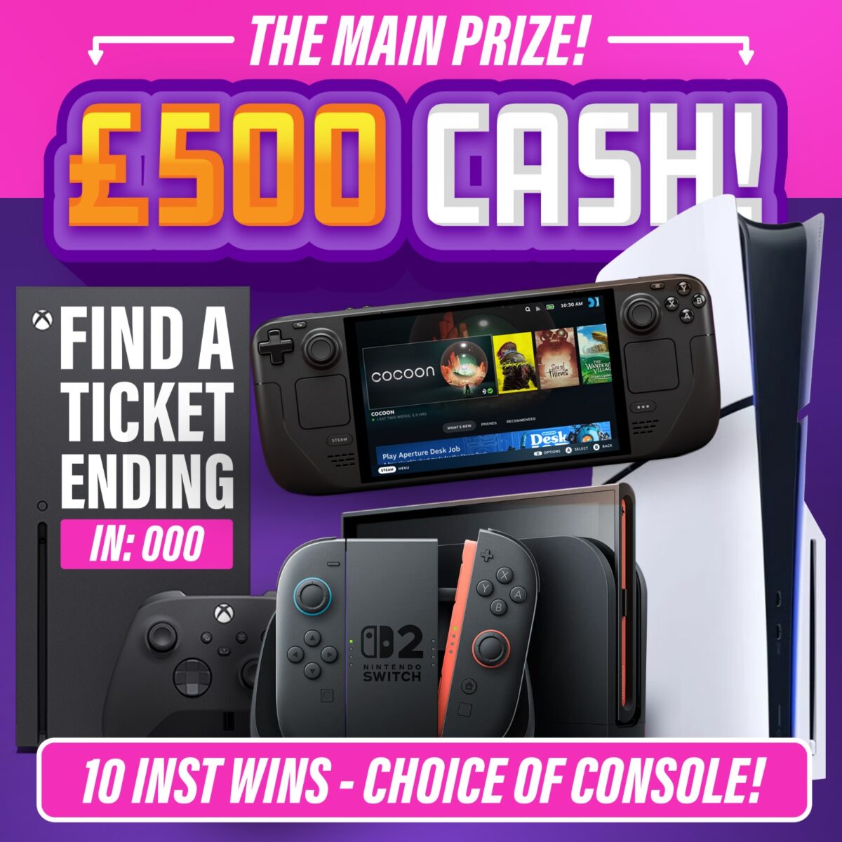 FIND 🎟️ ENDING -000 TO WIN!