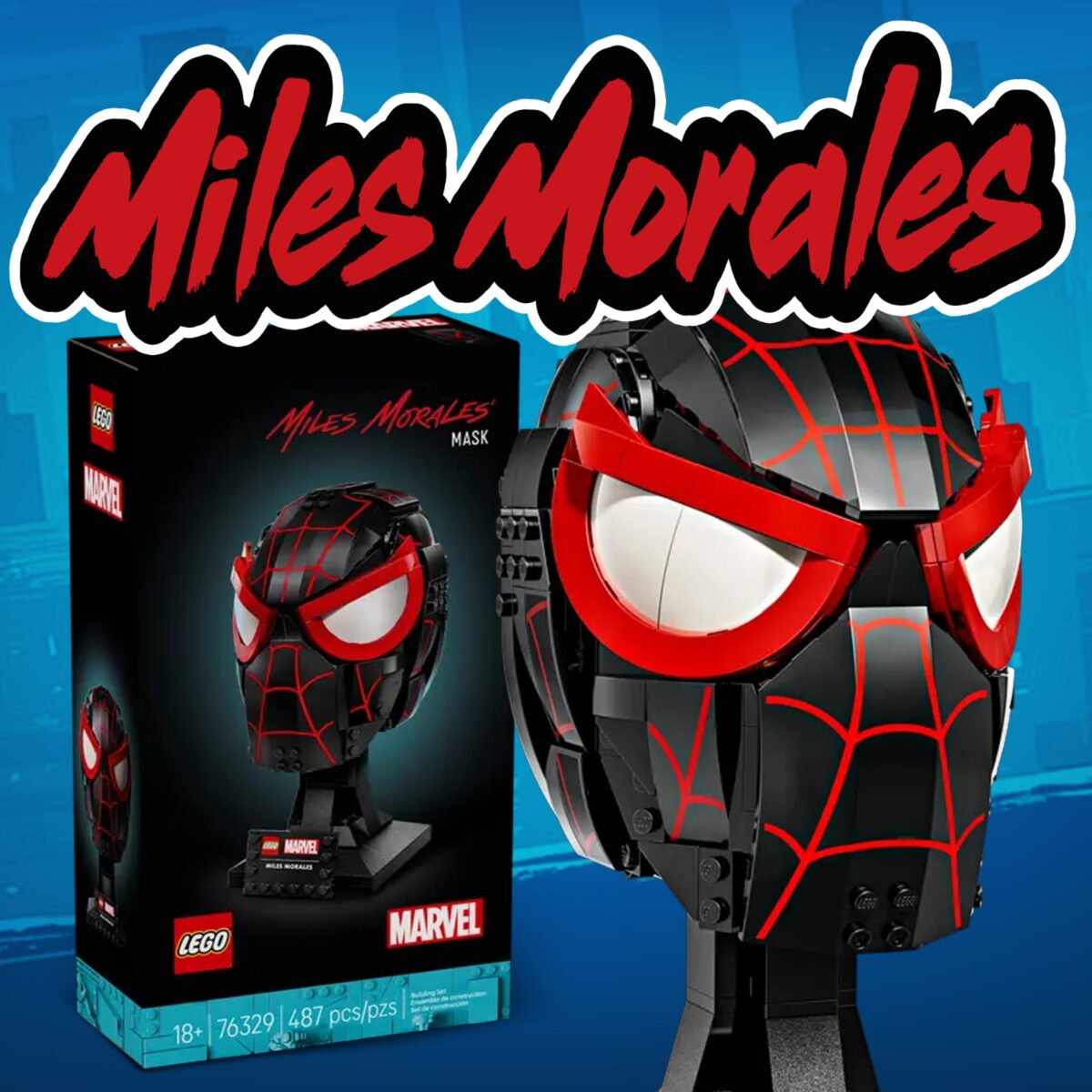 LEGO: MILES MORALES MASK!