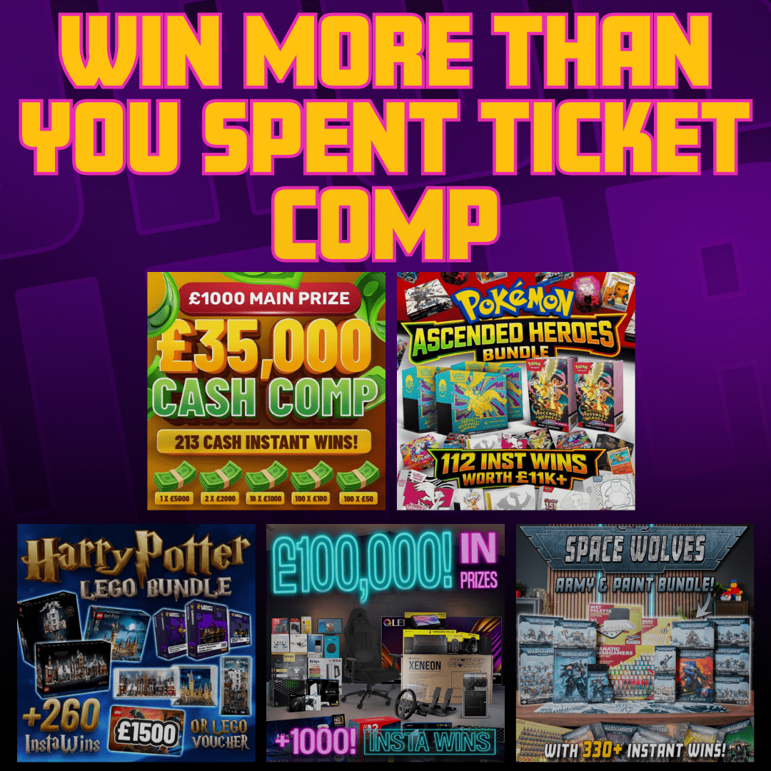 WIN MORE THAN YOU SPENT TICKET COMP!