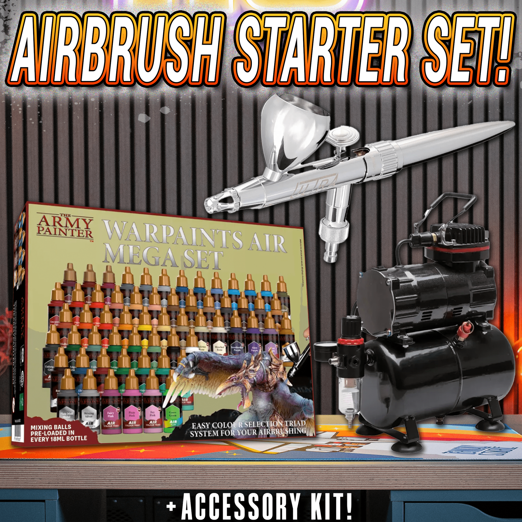 AIRBRUSH STARTER SET!